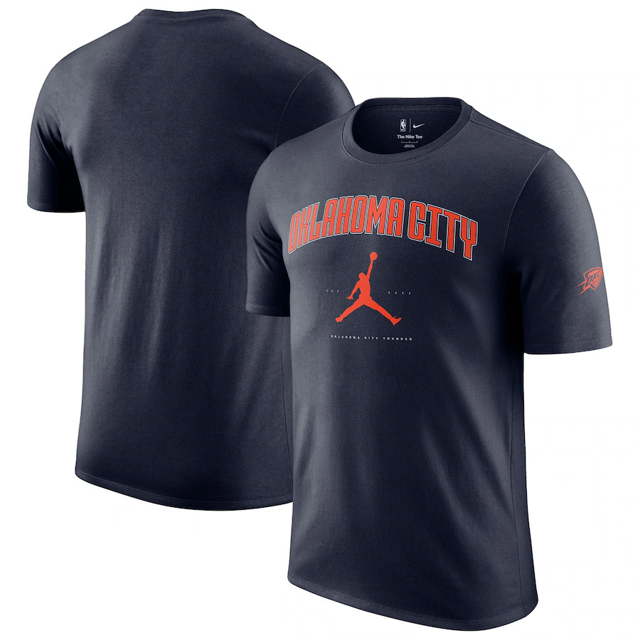 Men NBA oklahoma city thunder 2025 T shirts